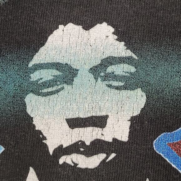 Jimi-Hendrix Shirt Womens Medium 19x25 Bleached - Picture 11 of 11